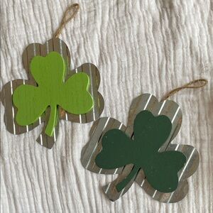 Green Shamrock Hanging Wall Decor - Unbranded